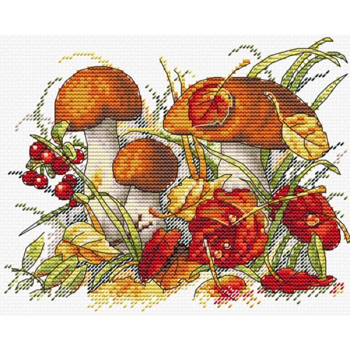 (image for) Autumn Forest Treasures Counted Cross Stitch Kit